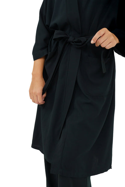 Kimono Set for Women in Black