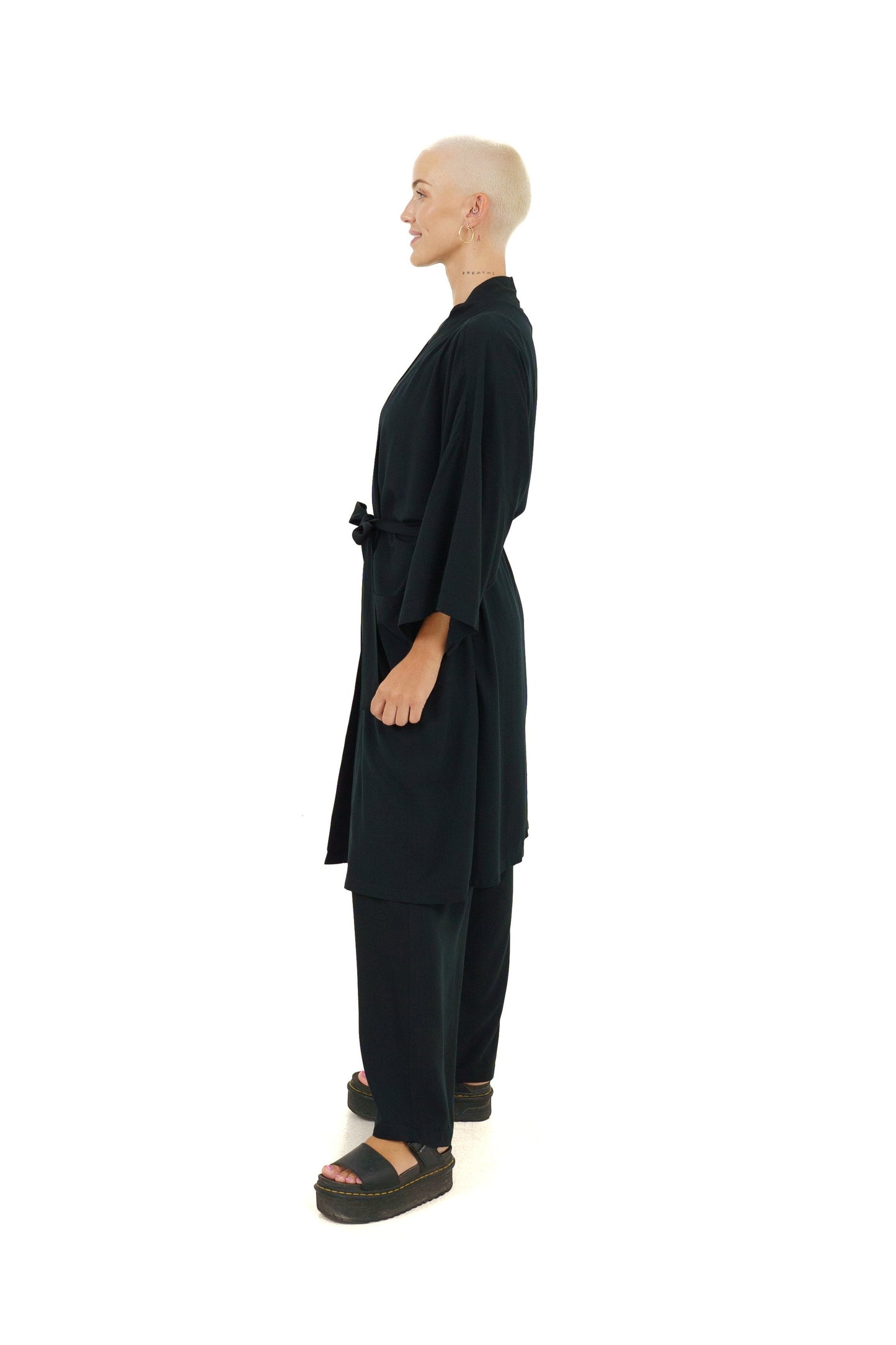 Kimono Set for Women in Black