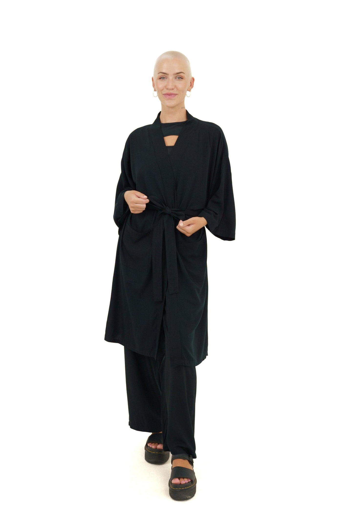 Kimono Set for Women in Black