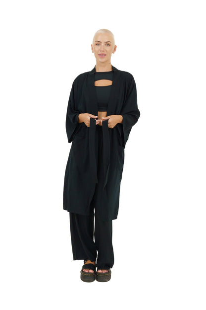 Kimono Set for Women in Black