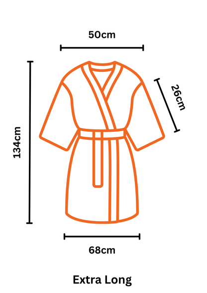 Extra langer Green-Leaves handmade Kimono